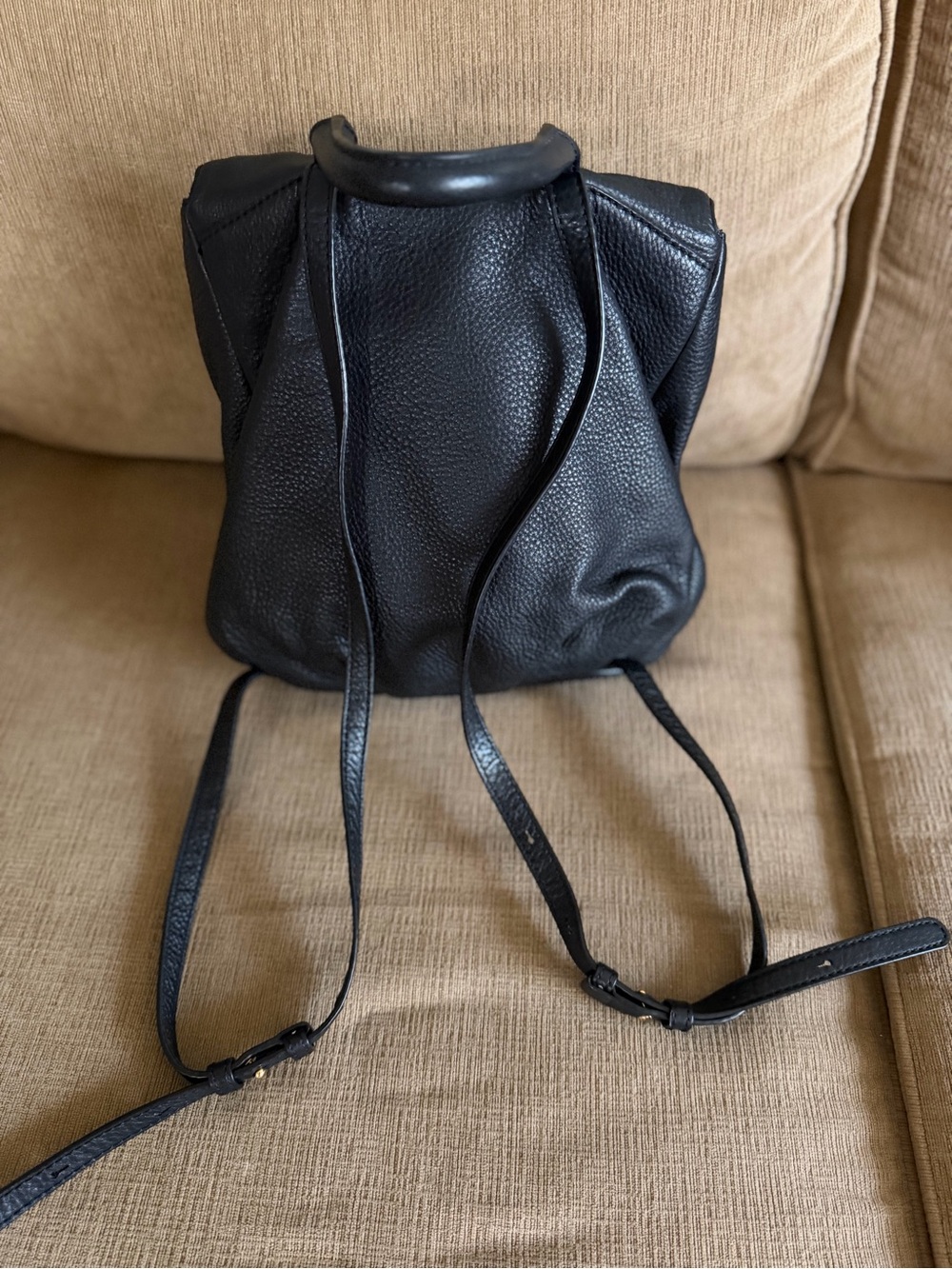 Marc Jacobs Black Leather Mini Backpack - Picture 2 of 3